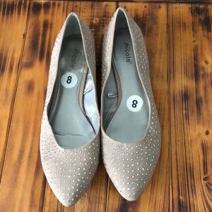 Size 8 studded flats